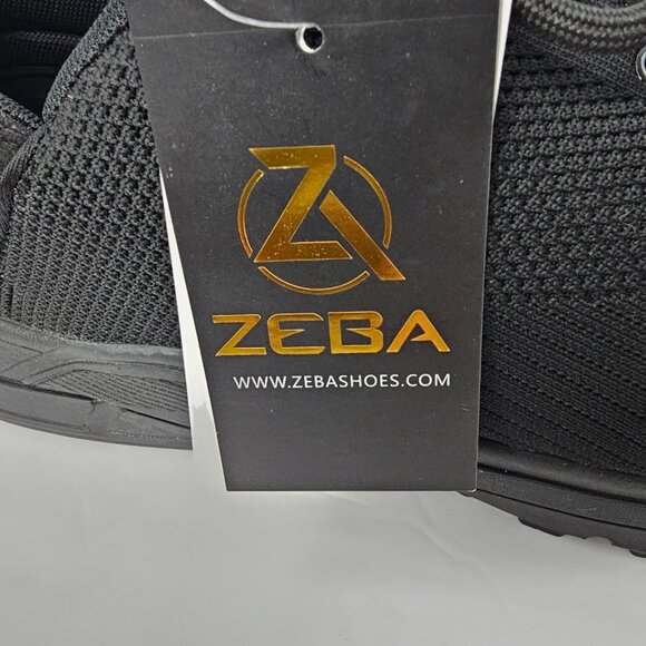 Zeba Men's Black Extra Wide Hands Free Slip On Sneakers Walking Shoes Size 15XW - Picture 5 of 12